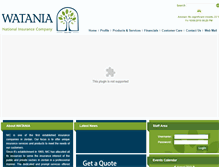 Tablet Screenshot of natinsurance.com.jo